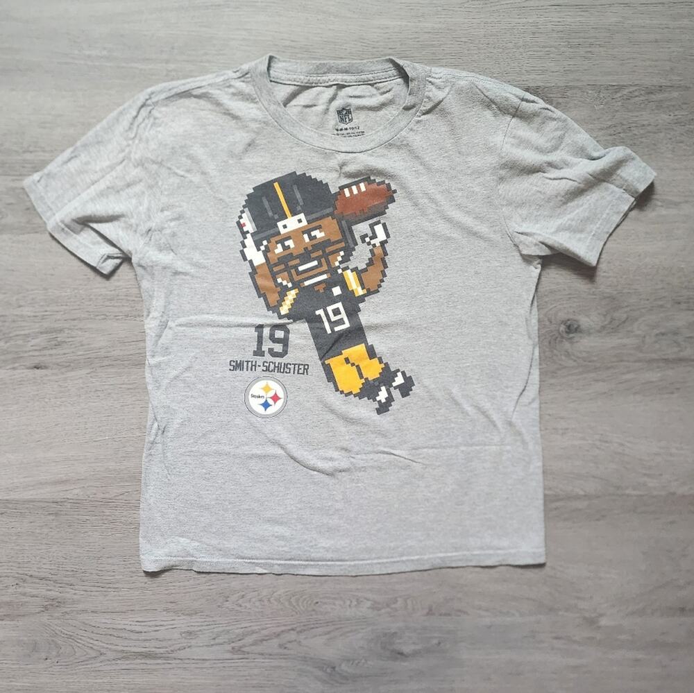 NFL Pittsburgh Steelers Boy's JuJu Smith-Schuster Crewneck Graphic Tee Medium M